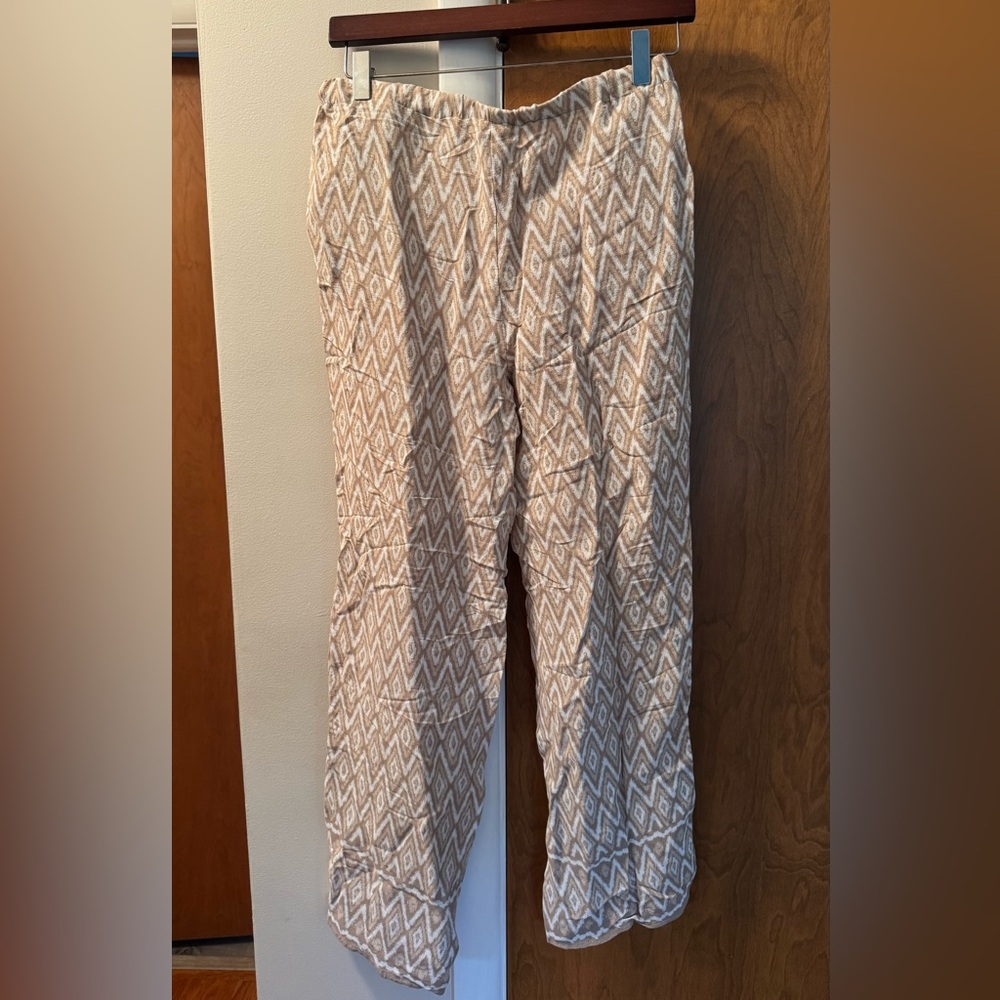 Max Studio Beige Patterned Pants - image 2